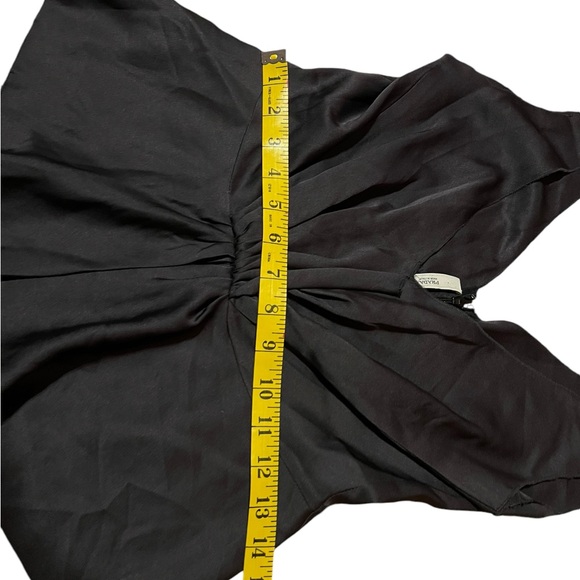 Vintage Y2K Prada, 100% silk, peplum top, Size 42 (us size 10-11 women’s) - Picture 9 of 10
